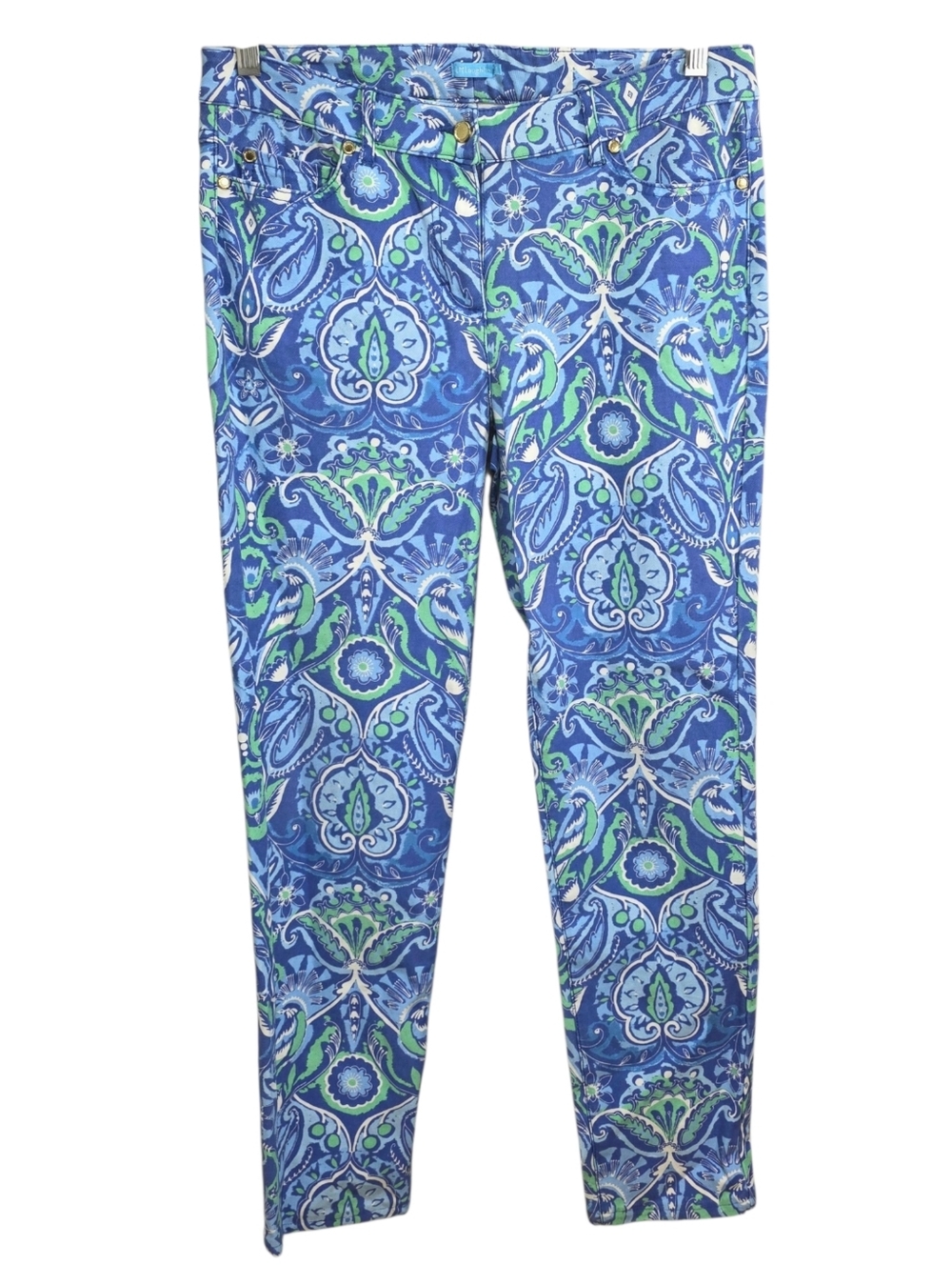 J. McLaughlin Whimsica Bird Print Jeans Size 10